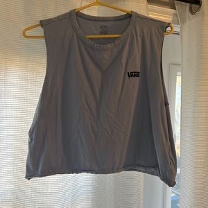 Vans cropped tank top